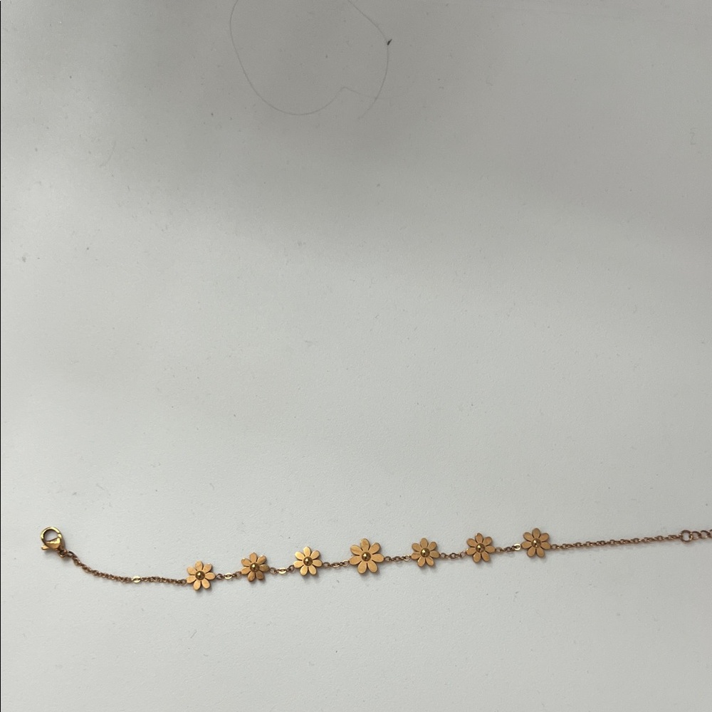 Gold Flower Bracelet